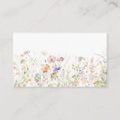 Ein neues Kapitel beginnt mit Wildblume Book Baby Begleitkarte (Rückseite)