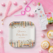 Ein neues Kapitel beginnt mit Wildblume Book Baby  Pappteller (Party)