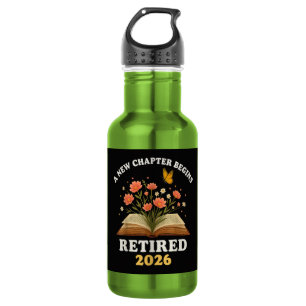 Ein neues Kapitel beginnt Rentner 2026 Edelstahlflasche