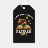 Ein neues Kapitel beginnt Rentner 2026 Geschenkanhänger (Vorderseite)