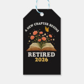 Ein neues Kapitel beginnt Rentner 2026 Geschenkanhänger (Rückseite)