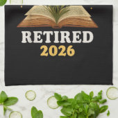 Ein neues Kapitel beginnt Rentner 2026 Geschirrtuch (Gefaltet)