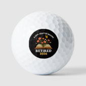 Ein neues Kapitel beginnt Rentner 2026 Golfball (Vorderseite)