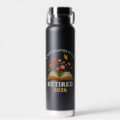 Ein neues Kapitel beginnt Rentner 2026 Trinkflasche (Vorne)