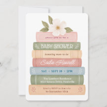 Ein neues Kapitel beginnt Storybook-Baby-Party
