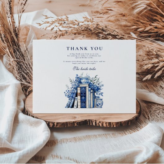 Ein neues Kapitel-Brautparty Dankeskarte