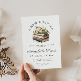 Ein neues Kapitel-Brautparty Einladung