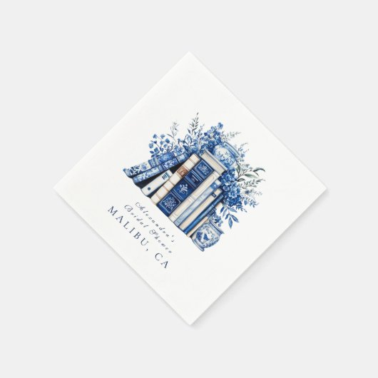 Ein neues Kapitel-Brautparty Serviette (Ecke)