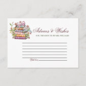 Ein neues Kapitel Buchempfehlungen & WIshes-Brautp Begleitkarte (Vorderseite)