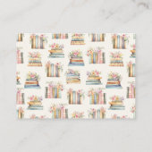 Ein neues Kapitel-Bücher-Brautparty Begleitkarte (Rückseite)