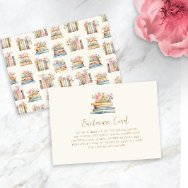 Ein neues Kapitel-Bücher-Brautparty Begleitkarte
