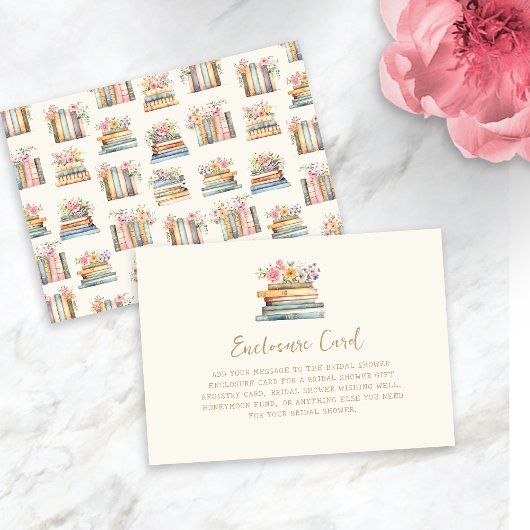Ein neues Kapitel-Bücher-Brautparty Begleitkarte