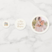 Ein neues Kapitel-Bücher-Brautparty Konfetti (Rückseiten)