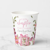 Ein neues Kapitel Bücher | Brautparty Pappbecher (Vorderseite)