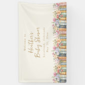 Ein neues Kapitel Bücher Kinderdusche Banner (Vertikal)