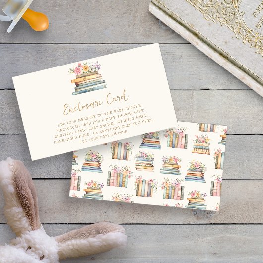 Ein neues Kapitel Bücher Kinderdusche Begleitkarte