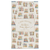 Ein neues Kapitel Bücher Kinderdusche Kleine Geschenktüte (Rückseite)