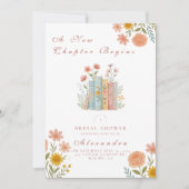 Ein neues Kapitel Buchgarten Einladung (Vorderseite)