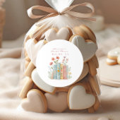 Ein neues Kapitel Buchgarten Runder Aufkleber