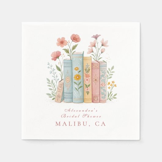 Ein neues Kapitel Buchgarten Serviette (Vorderseite)