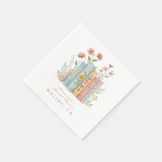 Ein neues Kapitel Buchgarten Serviette (Ecke)