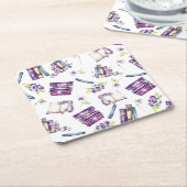 Ein neues Kapitel-Dusche, Buch-Themed Paper-Unters Rechteckiger Pappuntersetzer (angewinkelt)