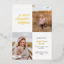 Ein neues Kapitel fängt Abschluss an