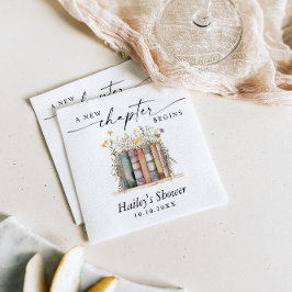 Ein neues Kapitel fängt an, Buchthema-Brautparty Serviette