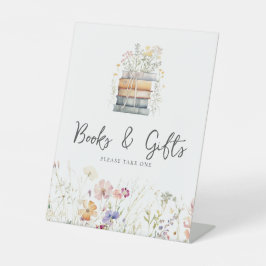 Ein neues Kapitel fängt Wildblume Bücher und Gesch Sockelschild