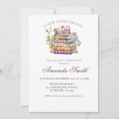 Ein neues Kapitel-Geschichte-Brautparty Einladung (Vorderseite)