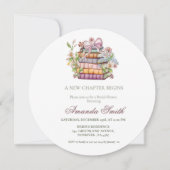 Ein neues Kapitel-Geschichte-Brautparty Einladung (Vorderseite)