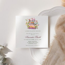 Ein neues Kapitel-Geschichte-Brautparty Einladung