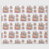 Ein neues Kapitel-Geschichte-Brautparty Geschenkpapier (Flach)