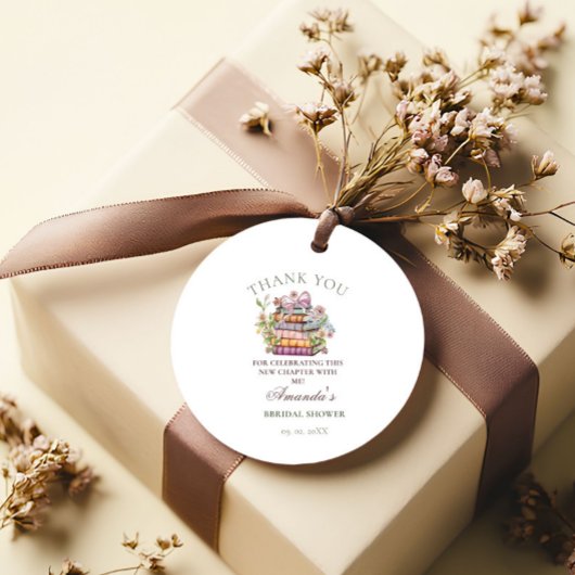 Ein neues Kapitel Geschichte Buch Brautparty Viele Geschenkanhänger