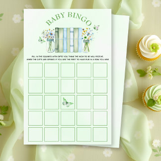 Ein neues Kapitel geschlechtsneutrales Babyshower- Flyer
