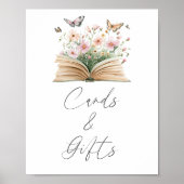 Ein neues Kapitel Kinderduschkarten und Geschenke Poster (Vorne)