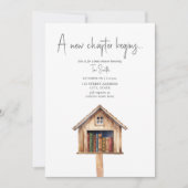 Ein neues Kapitel Mini Library Bücher Kinderdusche Einladung (Vorderseite)