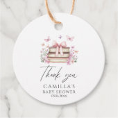 Ein neues Kapitel Storybook Kinderdusche Geschenkanhänger (Vorderseite)