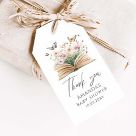 Ein neues Kapitel Storybook Kinderdusche Geschenkanhänger