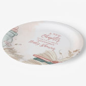 Ein neues Kapitel Storybook Kinderdusche Pappteller (Schrägansicht)