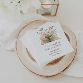 Ein neues Kapitel Storybook Kinderdusche Serviette