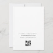 Ein neues Kapitel-Thema QR-Code-Brautparty Einladung (Rückseite)