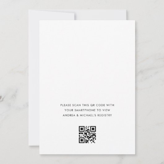 Ein neues Kapitel-Thema QR Code Kinderdusche Einladung (Rückseite)