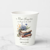 Ein neues Kapitel über Babydusche Pappbecher (Vorderseite)