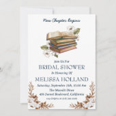 ein neues Kapitel über Brautduscheinladungen Einladung (Vorderseite)