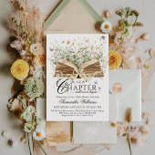 Ein neues Kapitel Wildblume Kinderdusche beginnen Einladung