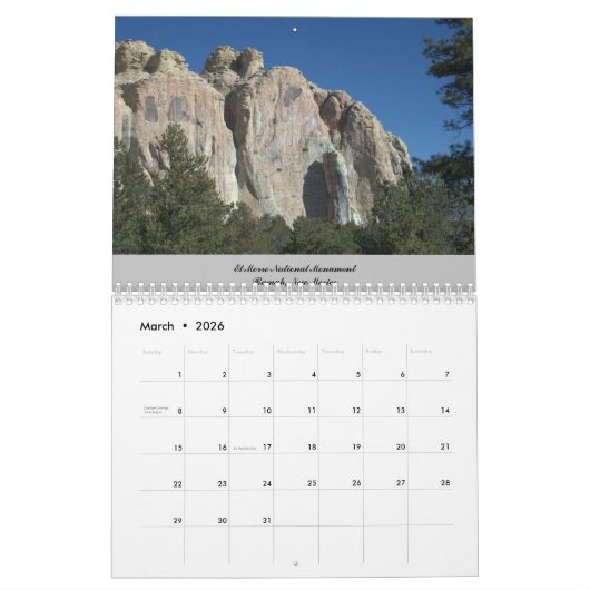 Ein neues Mexiko Kalender (Mär 2026)