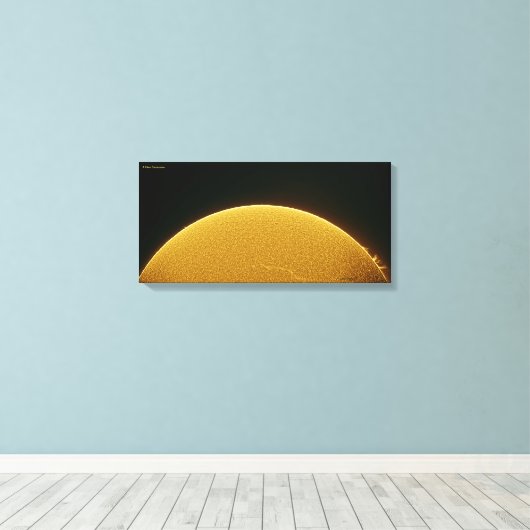 Ein neues Morgen Leinwanddruck (Insitu (Holzboden))