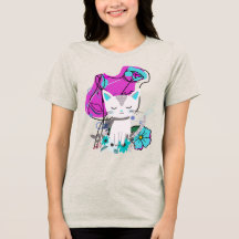 Ein neues trendiges bunter Katzenliebhaber-Design