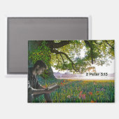 Ein neues Weltmagazin Magnet (Vorderseite/Rückseite)